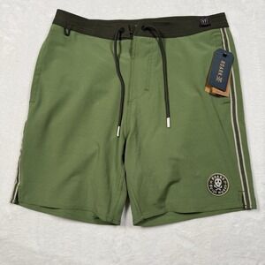 Roark Men's Chiller 17" Mixtape Boardshorts Trunks Jungle Green 28W NEW